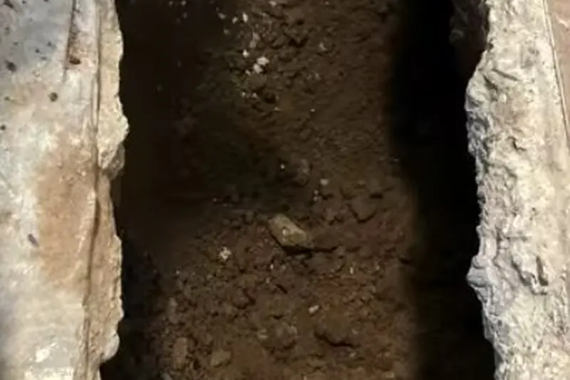 Corroded cast iron sewer pipe removed during repair for Sewer Line Replacement in Castle Rock, CO in Castle Rock, CO using body sewerrepl 003