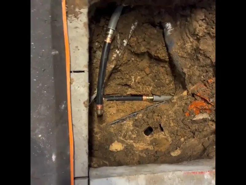 Damaged pipe repair with insulation and exposed wall access for Burst Pipe Repair in Castle Rock, CO | 24/7 Emergency in Castle Rock, CO