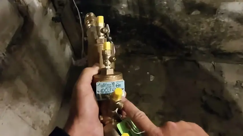 Gas piping and shutoff valve being installed near framing for Plumber in Diamond Ridge, Castle Rock, CO